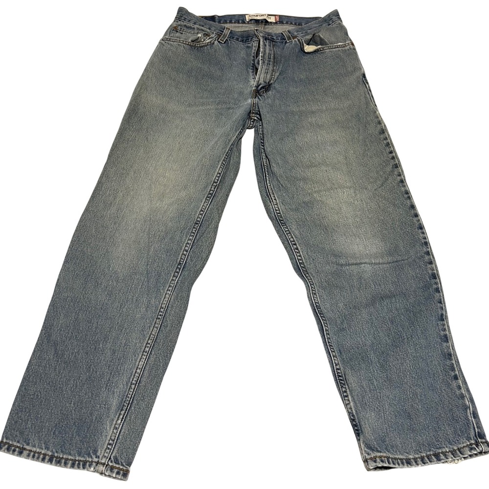 VTG Levi's 560 Comfort Fit Jeans Mens W34 L32 Blue Denim Grunge Baggy Y2K
